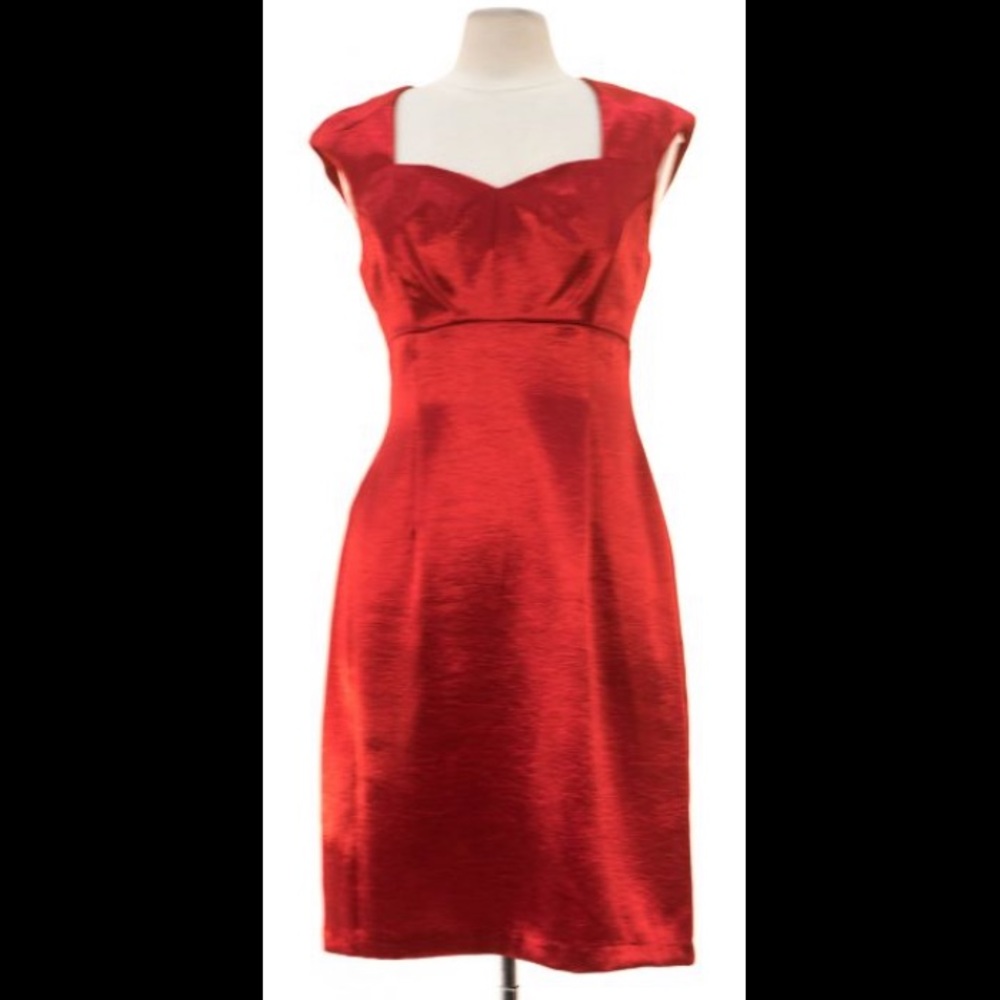 Worn once * Head Turner! Red Sweetheart Dress